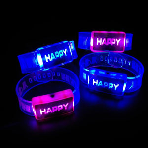 Glowing Happy Bracelets