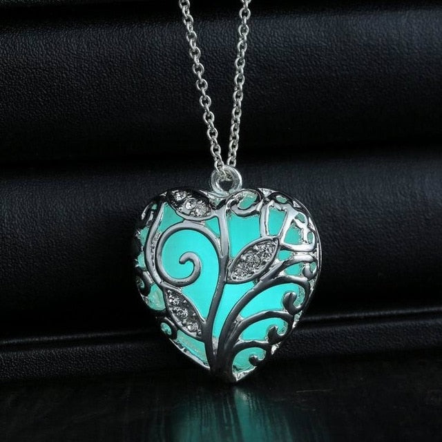 Self-Glowing Locket Style Pendant