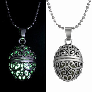 Self-Glowing Locket Style Pendant