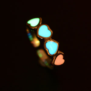 Colorful Glowing Bohemian Open Ring