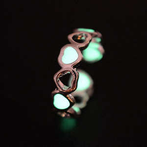 Colorful Glowing Bohemian Open Ring