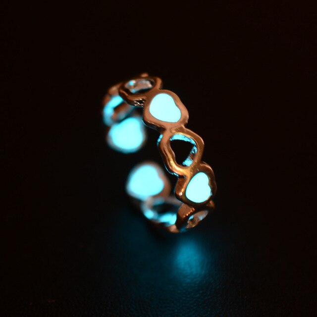 Colorful Glowing Bohemian Open Ring