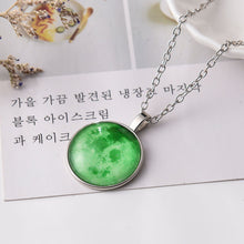 Load image into Gallery viewer, Glow in the Dark Fullmoon Pendant