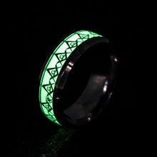 Load image into Gallery viewer, Self-Glowing Stainless Steel Rings with Various Styles