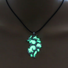 Load image into Gallery viewer, Glow in the Dark Dragon Necklace