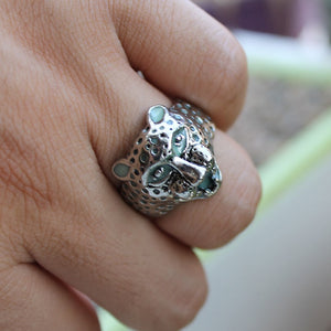 Glow in the Dark Panther Ring