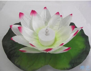 Multi-Color Waterproof Swimming Lotus Lamps (10 pcs)