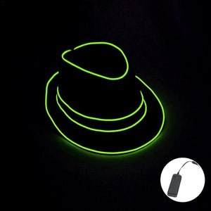 LED Glowing Fedoras