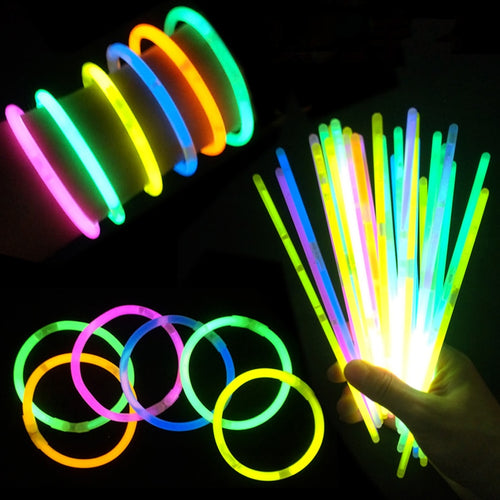 Colorful Multipurpose Glow Sticks (100 pcs)