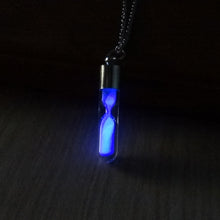 Load image into Gallery viewer, Glowing Sand Watch Pendant