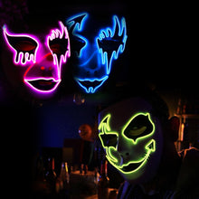 Load image into Gallery viewer, Glowing Scary Masquerade Masks