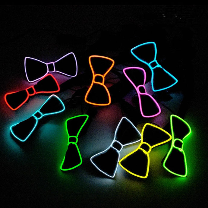 Neon Wire Bow Ties