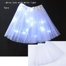 Load image into Gallery viewer, Princess Girl Skirt with Flashing Starlights