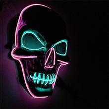Load image into Gallery viewer, Glowing Skull Mask