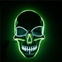 Load image into Gallery viewer, Glowing Skull Mask