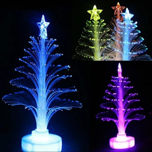 Fiber Optic Glowing Christmas Trees