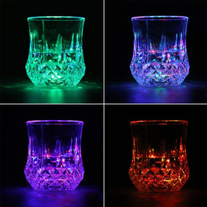 Liquid Activated Glowing Glass Cups