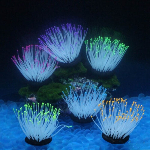 Artificial Sea Anemones with Glowing Effects