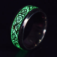 Load image into Gallery viewer, Stylish Fluorescent Stainless Steel Self-Glowing Rings