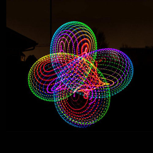 Colorful LED Hula Hoops