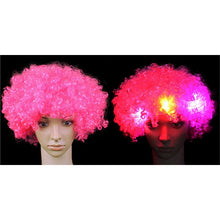 Load image into Gallery viewer, LED Glowing Curly Hair Party Wigs