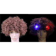 Load image into Gallery viewer, LED Glowing Curly Hair Party Wigs