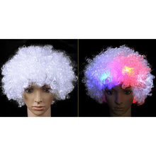 Load image into Gallery viewer, LED Glowing Curly Hair Party Wigs