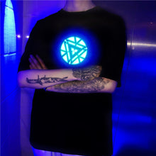Load image into Gallery viewer, Acoustic Control LED Iron Man T-Shirt