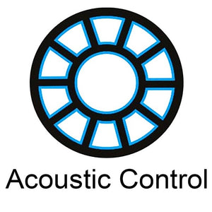 Acoustic Control LED Iron Man T-Shirt