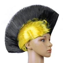 Load image into Gallery viewer, LED Multi-Colored Mohawk Punk Wig