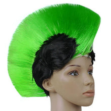 Load image into Gallery viewer, LED Multi-Colored Mohawk Punk Wig